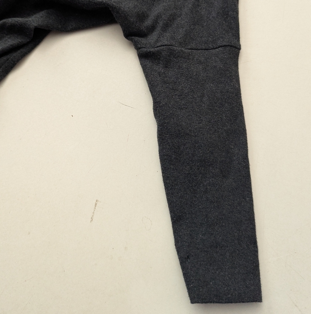 Pact 100% Organic Cotton Dark Gray Open Front Cardigan w/ Front Pockets Sz L/XL - Picture 8 of 10